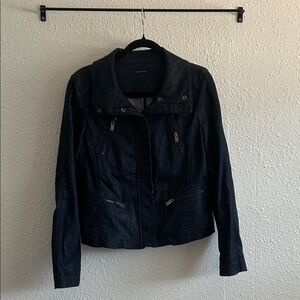Ann Taylor Dark Blue Jean Jacket